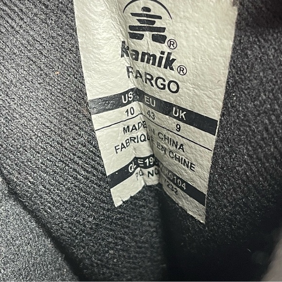 NWT KAMIK Men’s Fargo Waterproof Insulated Boots Size US 10 EU 43 - Picture 7 of 10